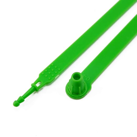 Leadseals(R) 1000 Plastic Truck Door Seal Tamper Evident Tite-Lock Security Tags Numbered Safty Disposable Locks for Trailer Logistics Transport Package Shipping