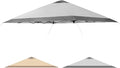 Canopy Replacement Top Cover with Air Vents for 12x12 Pop up Canopy Tent, Fit for 12x12 Pop up Gazebo, Waterproof & Anti-UV for Outdoor Shade (Frame Not Included) (Grey)