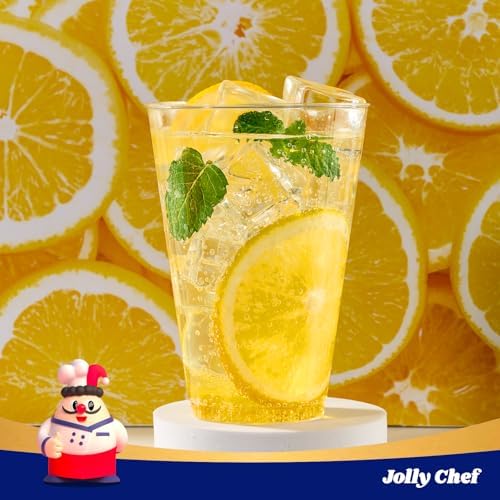JOLLY CHEF 200 Pack 14 oz Disposable Clear Plastic Cups, Party Cups - Image 4