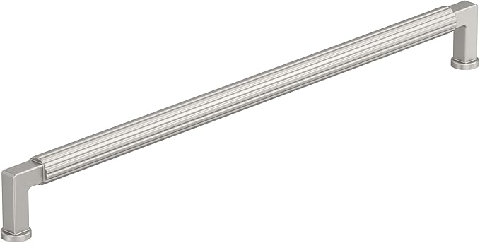 Amerock Ballard 18 inch (457mm) Center-to-Center Satin Nickel Appliance Pull, BP37651G10