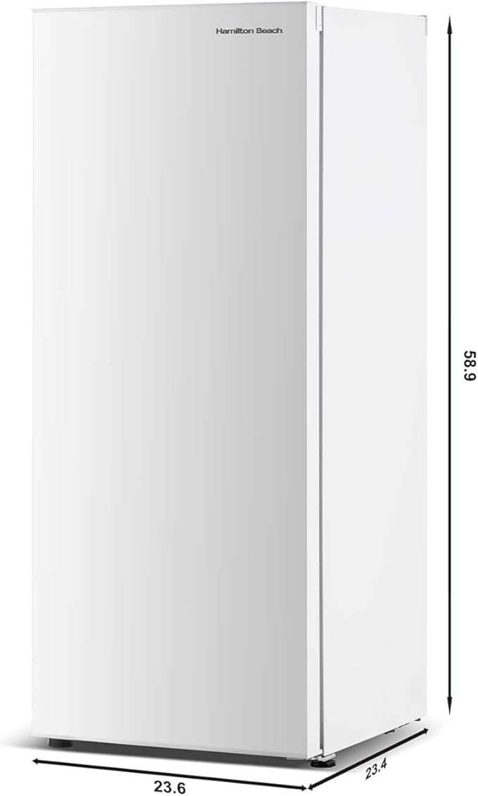 Hamilton Beach HBFRF101OAMZ, 10 cu ft, Upright Freezer, White
