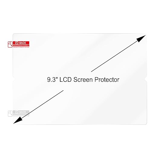 5PCS 9.3″ LCD Screen Protector Film - Scratch-Resistant High Light Transmittance Protective Films for Phrozen Sonic Mighty 4K