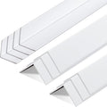 Sasylvia 10 Pcs 2-3/8 x 36 Inches Wall Corner Protector Guards, Avoid Scratching Scuffs, White Vinyl Corner Trim Molding, Easy to Install & Cleaning for Door Countertop Furniture Cabinet Protection
