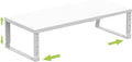Expandable Stackable Spice Rack Organizer for Kitchen Cabinet,Adjustable Counter Shelf, countertop, Pantry,Cupboard,Bathroom,Bedroom(1Pack/White/Medium)