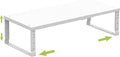 Expandable Stackable Spice Rack Organizer for Kitchen Cabinet,Adjustable Counter Shelf, countertop, Pantry,Cupboard,Bathroom,Bedroom(1Pack/White/Large)