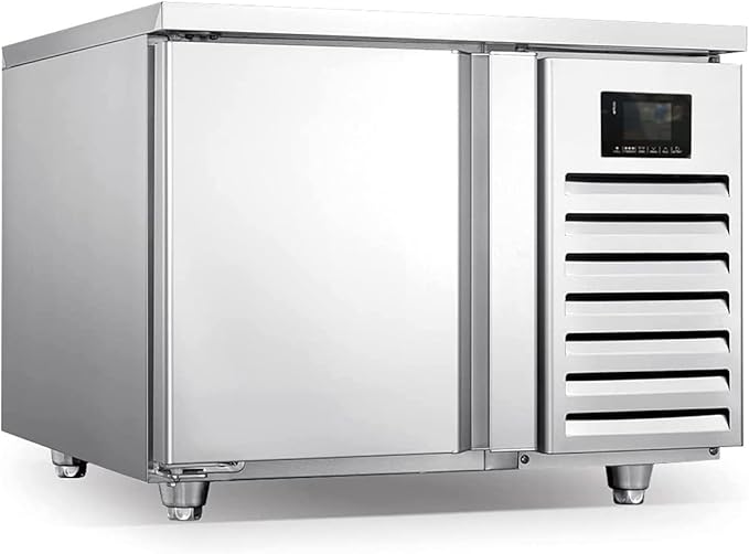 Kolice Commercial 3 Trays Blast Chiller, Blast Freezer, Shock Freezing Fridge, Batch Freezer for Bakery, Restaurant, Dessert, Household, etc