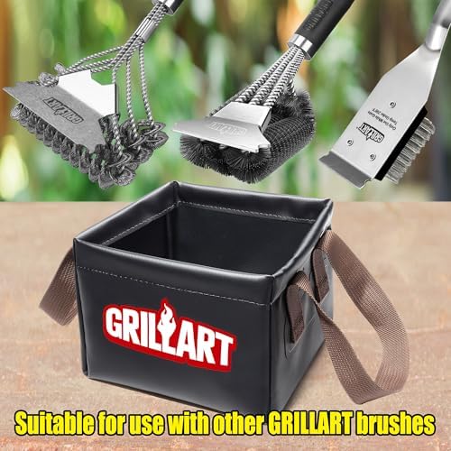 "GRILLART Grill Brush Bristle Free, Soak Basin, Perfect Partner for SteamWizards Grill Brush (Only Soak Basin No Grill Brush)" - Image 4