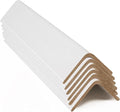 Cardboard Edge Protectors for Shipping - 2.5"W x 2.5"D x 36"L, Light Duty, Pallet Corner Protectors, Angle Boards, White, 45/Pack