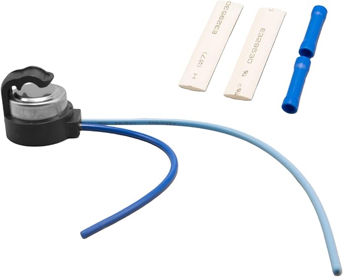 Upgraded 5303918634 Thermostat Kit Compatible with Electrolux Crosley Frigidaire Kelvinator Kenmore White Westinghouse Tappan, Replaces 2690399 PS6448122, Refrigerator Defrost Thermostat Kit