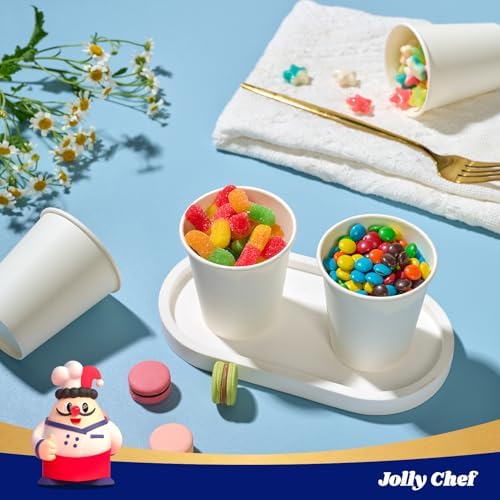 JOLLY CHEF 5 oz Disposable Paper Coffee Cups 600 Pack - Image 5