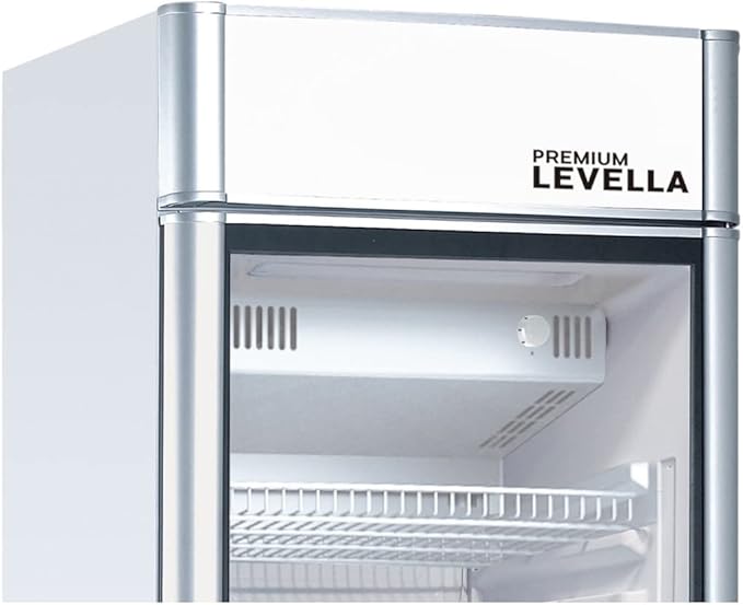 Single Door Beverage Cooler - 6.5 cu ft - Silver by Premium Levella