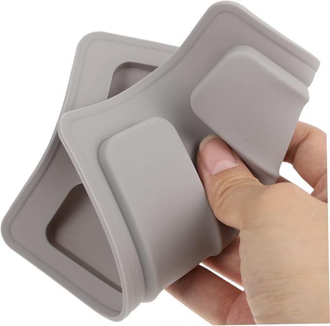 Cabilock Bread Machine Accessories 2-Piece Silicone Toaster Cover Lid for 2-Slice Toaster Dust Protection and Extend Appliance Life 6.25X3.93X0.70 Inch