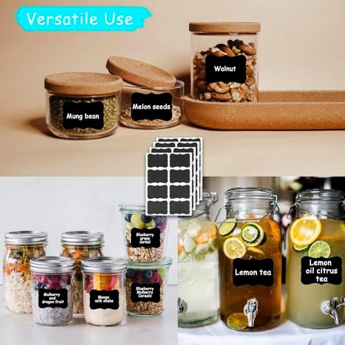 20 Pack Mini Chalkboard Signs for Food Buffet Table Reusable Catering Labels with 10 PCS Wooden Rustic Stands, Party Buffet Food Tags, Small Chalk Board Sign Holders for Wedding Birthday Bakery - Image 6