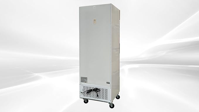 Commercial 1 Glass Door Freezer, ETL Display Merchandiser, Upright 13 cu. ft. Aluminum Interior, LED Lighting for Shop, Restaurant -10°F~ 0°F