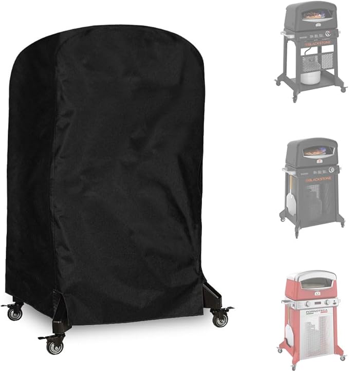 ZJYWSCH Pizza Oven Cover for Blackstone 16-in Propane Outdoor Pizza Oven with Stand 6825 6824 Waterproof Blackstone Pizza Oven w/Cart Cover 5613 Heavy Duty