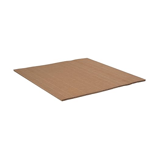Outwater 4ft Wide x 8ft High x 5/32in Thick Unfinished Maple Veneer Decorative Wall Tambour Panel with 3/4in 30-Degree Groove Slats – Flexible and Customizable for Walls, Ceilings, and More