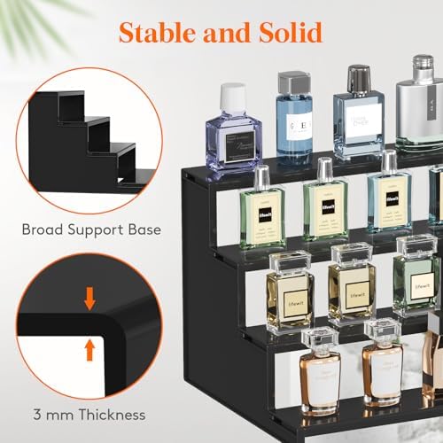 Lifewit 12" Perfume Organizer, Cologne Stand Tool-Free Assembly, 2 Pcs - Image 2
