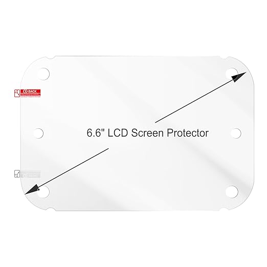 10PCS 6.6 inch LCD Screen Protector Film - Scratch-Resistant High Light Transmittance Protective Films for Resin 3D Printer Anycubic Photon Mono 2