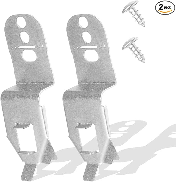 2 PCS Dishwasher Mounting Bracket 00628371 Compatible with Bosch - Replaces 628371, 00619985