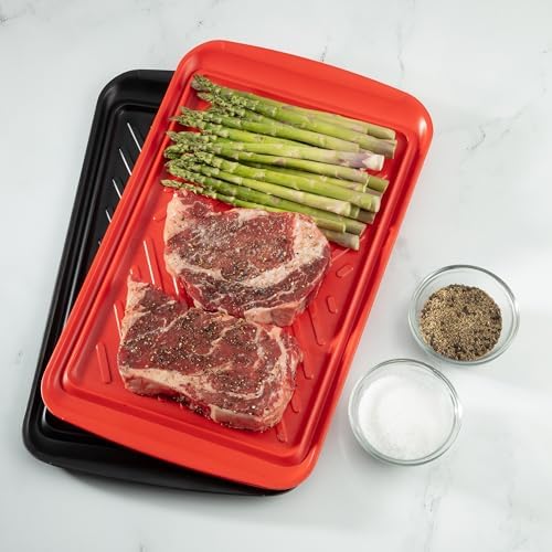 Cuisinart Grilling Prep and Serving Tray, Dishwasher-Safe, 2-Pc Nesting Set, Medium (Pack of 4) - Image 5