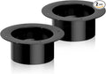 Hon&Guan 3 Inch Duct Connector, Plastic Duct Flange Vent Systems 3 Flange for Heating Cooling Ventilation Vent System-2PCS.
