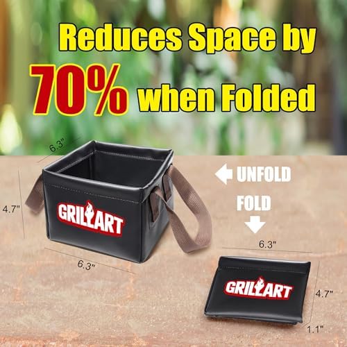 "GRILLART Grill Brush Bristle Free, Soak Basin, Perfect Partner for SteamWizards Grill Brush (Only Soak Basin No Grill Brush)" - Image 5