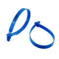 Leadseals(R) 500 Blue Tite-Lock Plastic Tractor Truck Door Seal Tamper Evident Security Tags Numbered Safty Disposable Locks for Trailer Logistics Shipping Transport