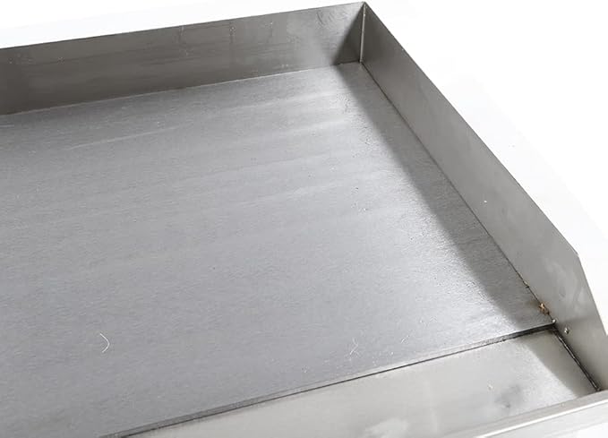 3000W Commercial Electric Griddle Grill, 29" Flat Top Grill Non-Stick Teppanyaki Griddle Grill Stainless Steel Sizzling Grill Plate with Adjustable Temperature 2-Control 122°F-572°F