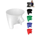 White Stand Mixer Attachment,Flour Funnel for Kitchen Aid Mixer,No Mess Anti Spill Design for 4.5-5 Qt Tilt Head Dishwasher Safefor Normal Temperature Wash, Baking Tool