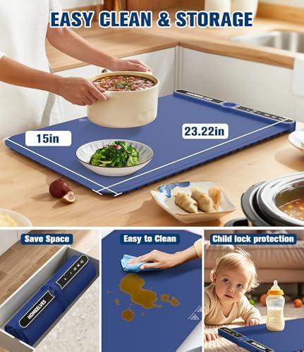 Warming Mat for Food,Rapid Heating Food Warming Mat - Image 5