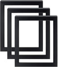 Creative Mark Gotham Gallery Canvas Frame - Black 6x6-3 Pack Open Back Frame for Heavy Duty Canvas Paintings Without Glass or Backing - 1-5/8" Depth, 1-3/8" Rabbet - Pre-Assembled, Made in USA