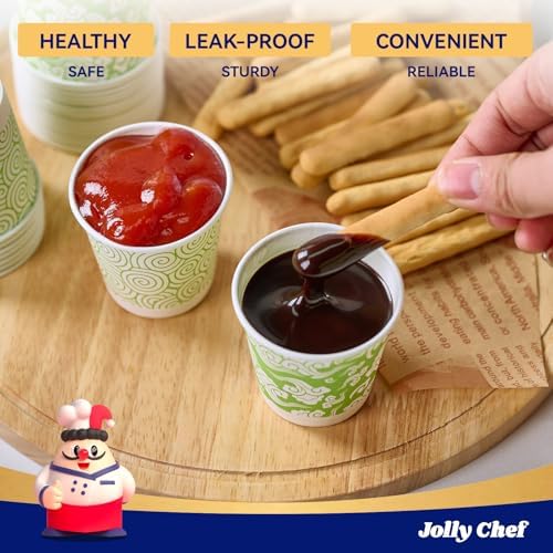 JOLLY CHEF 3 oz Bathroom Mouthwash Cups 300 Pack - Image 5