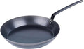 Restaurantware-Met Lux 16 Inch Fry Pans, 6 Lightweight Frying Pans - Induction-Ready, Triple-Riveted, Black Carbon Steel Cooking Skillets, Durable, For Searing, Sauteing, And Browning Food