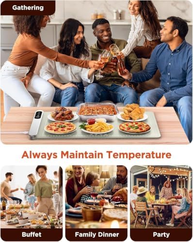 FEPPO Food Warming Mat, Upgrade High-tech Heating System, Fast Full Surface - Image 6