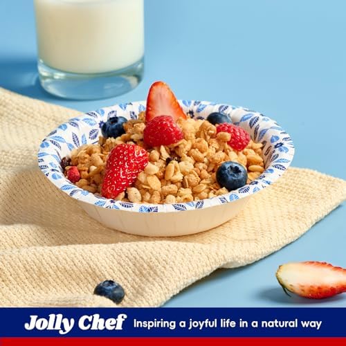JOLLY CHEF 156 Count Paper Bowls 12 oz Disposable - Image 5