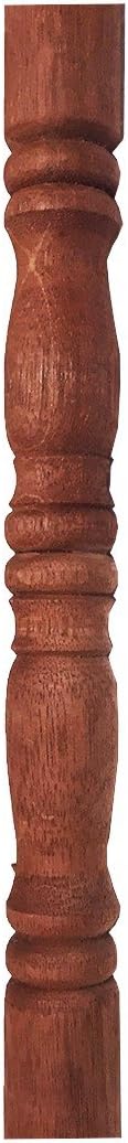 Renovators Supply Manufacturing Corner Protectors 39 1/4 in. Dark Oak Edge Protector, Sanded Corner Guard Pack of 3