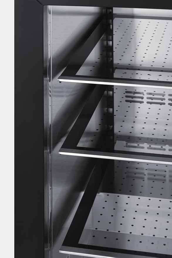 Summit 15 Inch Beverage Refrigerator, 1.7 Cu.ft., Stainless Steel Door and Interior, Shallow Depth Undercounter, Commercially Approved- SDHR1534PNR (RHD, Panel Ready- Panel not Included)