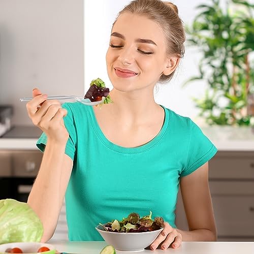 300 Clear Disposable Plastic Spoons, Silverware Utensils Bulk for Daily Use - Image 6