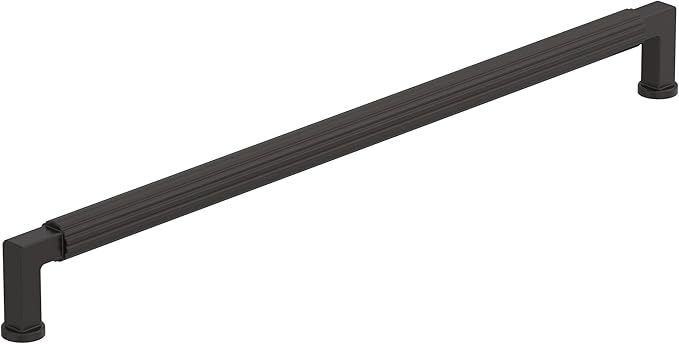 Amerock Ballard 12-5/8 inch (320mm) Center-to-Center Oil-Rubbed Bronze Cabinet Pull, BP37649ORB