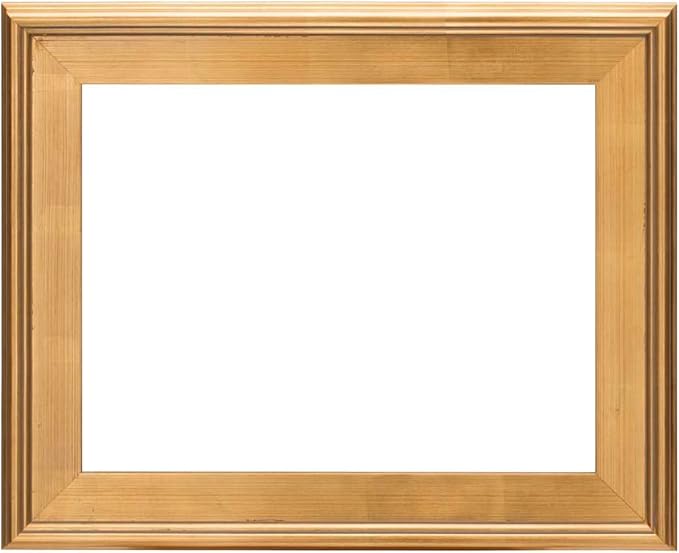 Creative Mark Plein Air Style Frame, Hand Leafed Gold, 14x18-2.75" Wide Moulding with 1/2" Rabbet Depth, Open Back W/O Glazing, Museum Quality, For Art Panels, Stretched Canvas, Pictures & More