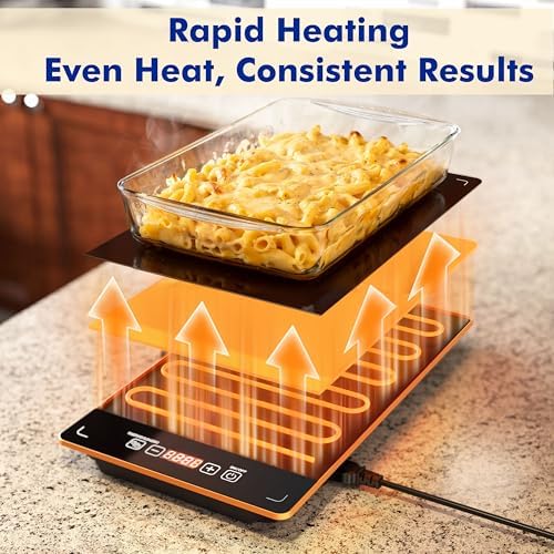 Electric Warming Trays for Buffets Party - 52 x 15 inches Food Warmers with Precise Temperature Control, Flexible Combination Buffet Servers and Warmers for Home Entertaining and Catering - Image 3