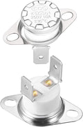 uxcell KSD301 Thermostat 230°C/446°F 10A Normally Closed N.C Adjust Snap Disc Temperature Switch for Microwaves,Oven,Coffee Maker 2pcs,Ceramic Material