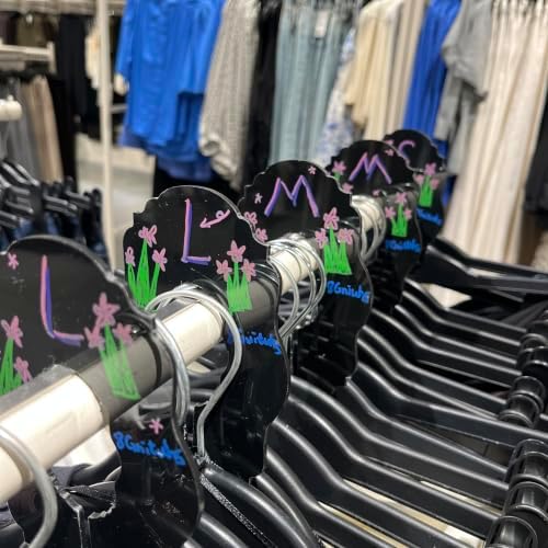 5PCS Closet Rod Dividers & Clothing Rack Size Dividers - Erasable & Write-On for Clothes - Clothing Labels for Nursing Home, Attachable Size Holders, Closet Separators - Image 6
