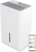 TCL 4,500 Sq. Ft. Smart Dehumidifier, Energy Star, 50 Pints Per Day, Moisture & Humidity Absorber for Bedroom, Bathroom, Basement & Other Rooms, Works with Alexa/Google Assistant