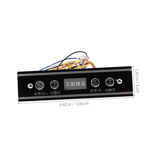 Convenient Range Hood Key Board Switch Durable Pushbutton Control Panel for Various Range Hood Brands Reliable Operation for Kitchen Ventilation Needs