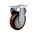 Service Caster Brand Replacement Caster for Uline Caster H-5539R-Rigid Top Plate Caster with 4 Inch Maroon Polyurethane Wheel-Light Duty Replacement Caster-Fits Cart, Dollies and Poly Box Truck H-1956