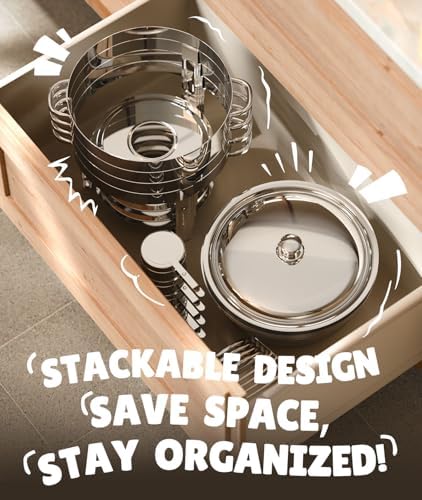 Chafing Dishes for Buffet 4 Pack, 6QT [Worry-Free Assemble] Food Warmers for Parties Buffet [Mirror-Like Polished Finish Stainless Steel Round Chafing Dish Buffet Set with Complete Set - Image 6