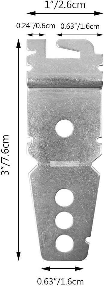 Dishwasher Bracket 4 Pack Undercounter Dishwasher Mounting Bracket with Mounting Screws for Whirlpool Kenmore Kitchenaid Maytag Amana Dishwasher