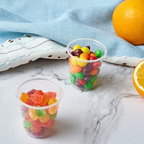 JOLLY CHEF 7  3 oz Clear Plastic Cups &9 oz Clear Disposable Plastic Cups - Image 7