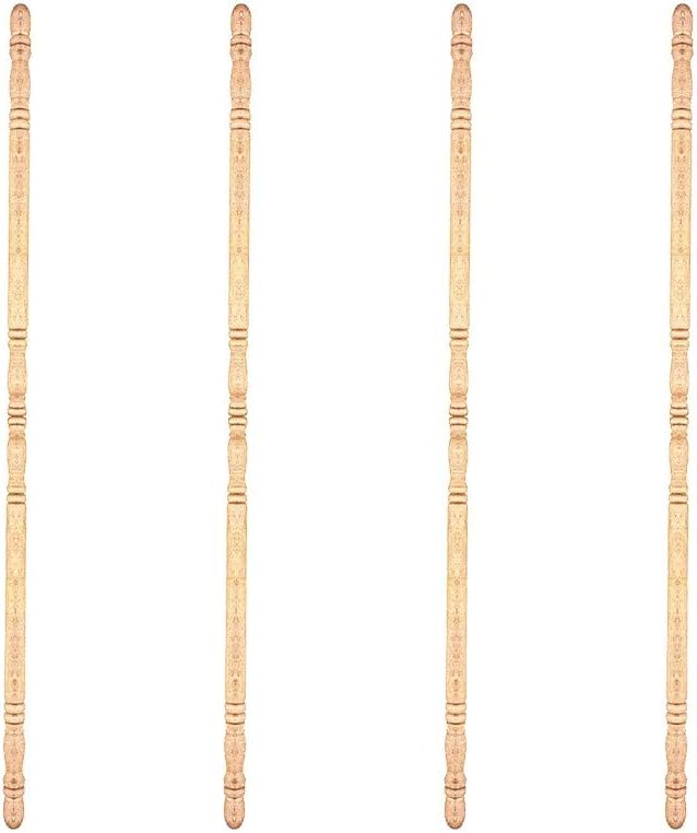 Renovators Supply Manufacturing Corner Protectors 39 1/4 in. Beechwood Edge Protector, Sanded Corner Guard Pack of 4